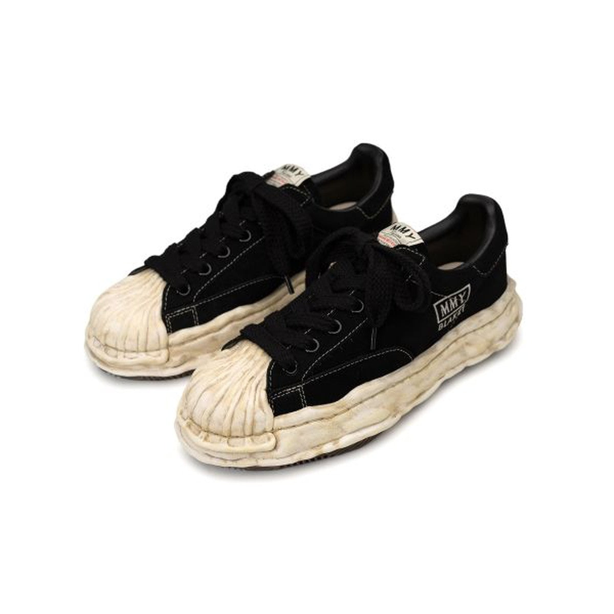 Maison Mihara Yasuhiro Black/Vintage Suede Blakey Sneakers