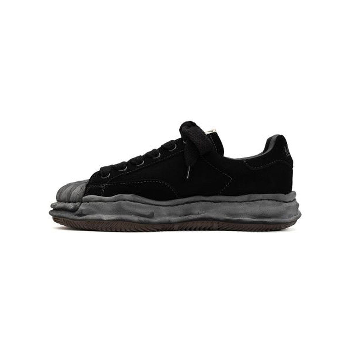 Maison Mihara Yasuhiro Black/Black Suede Blakey Sneakers