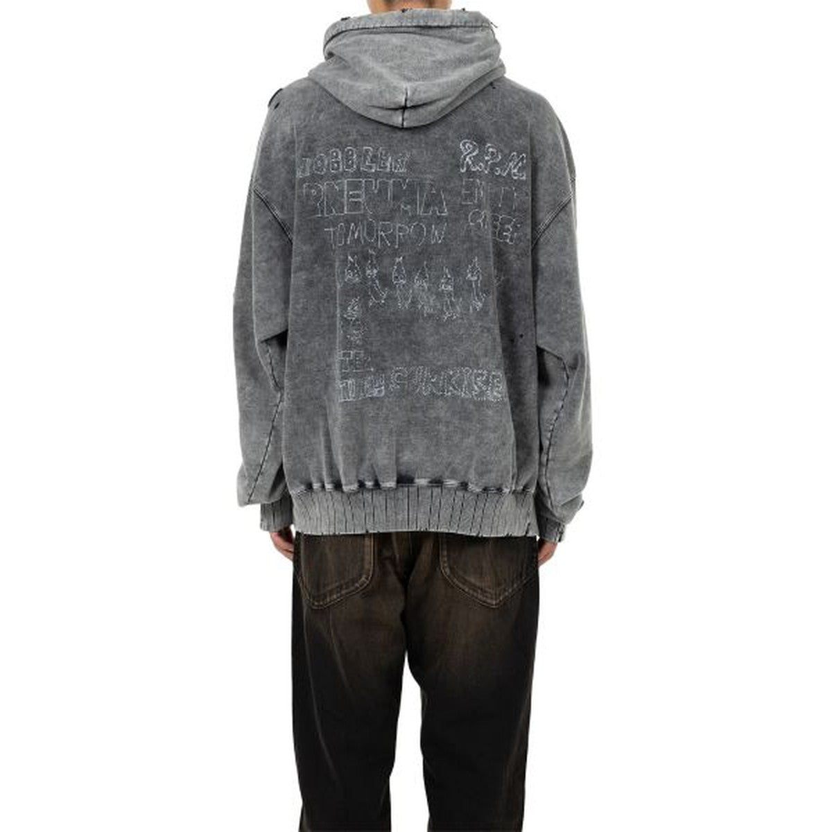 Maison Mihara Distressed Hoodie