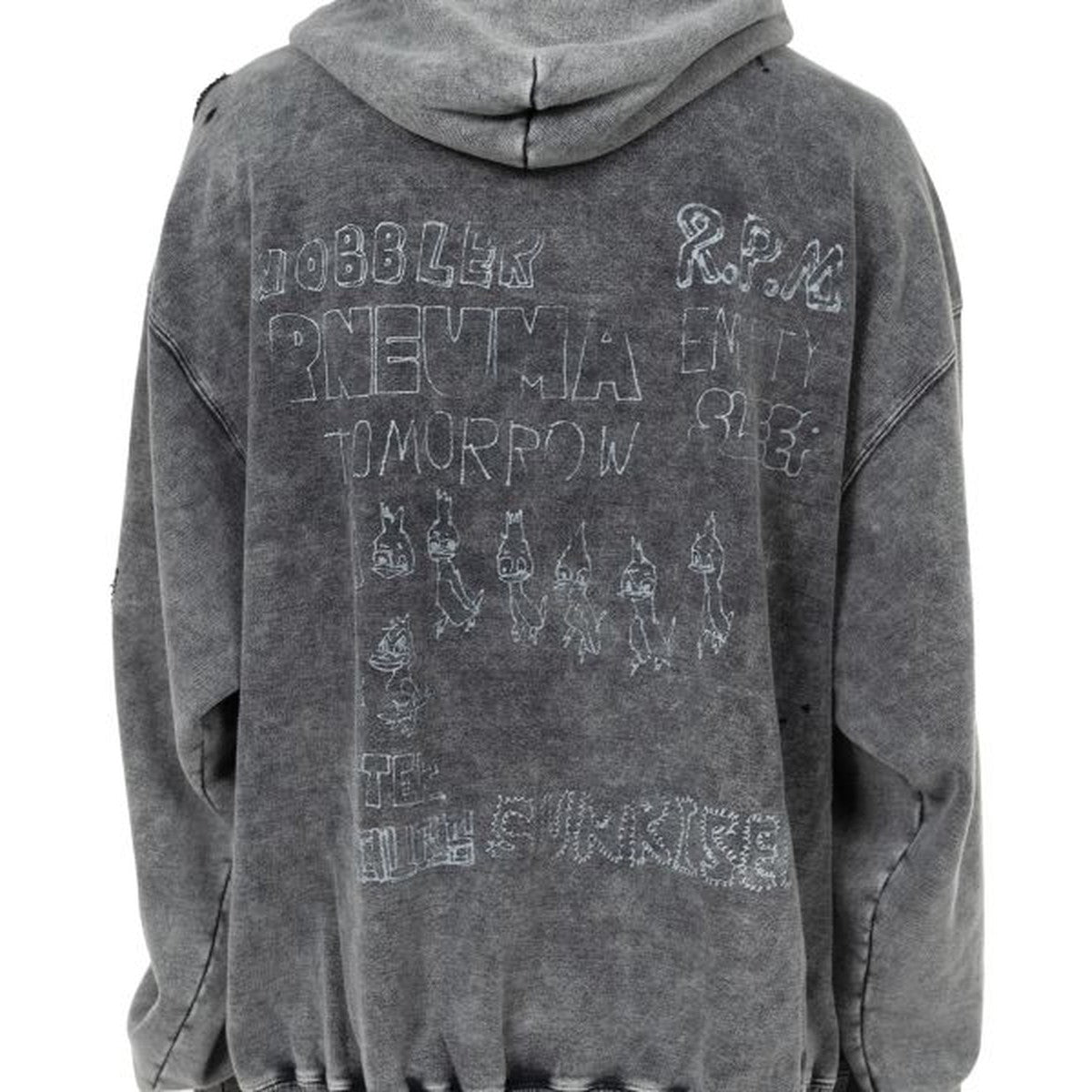 Maison Mihara Distressed Hoodie