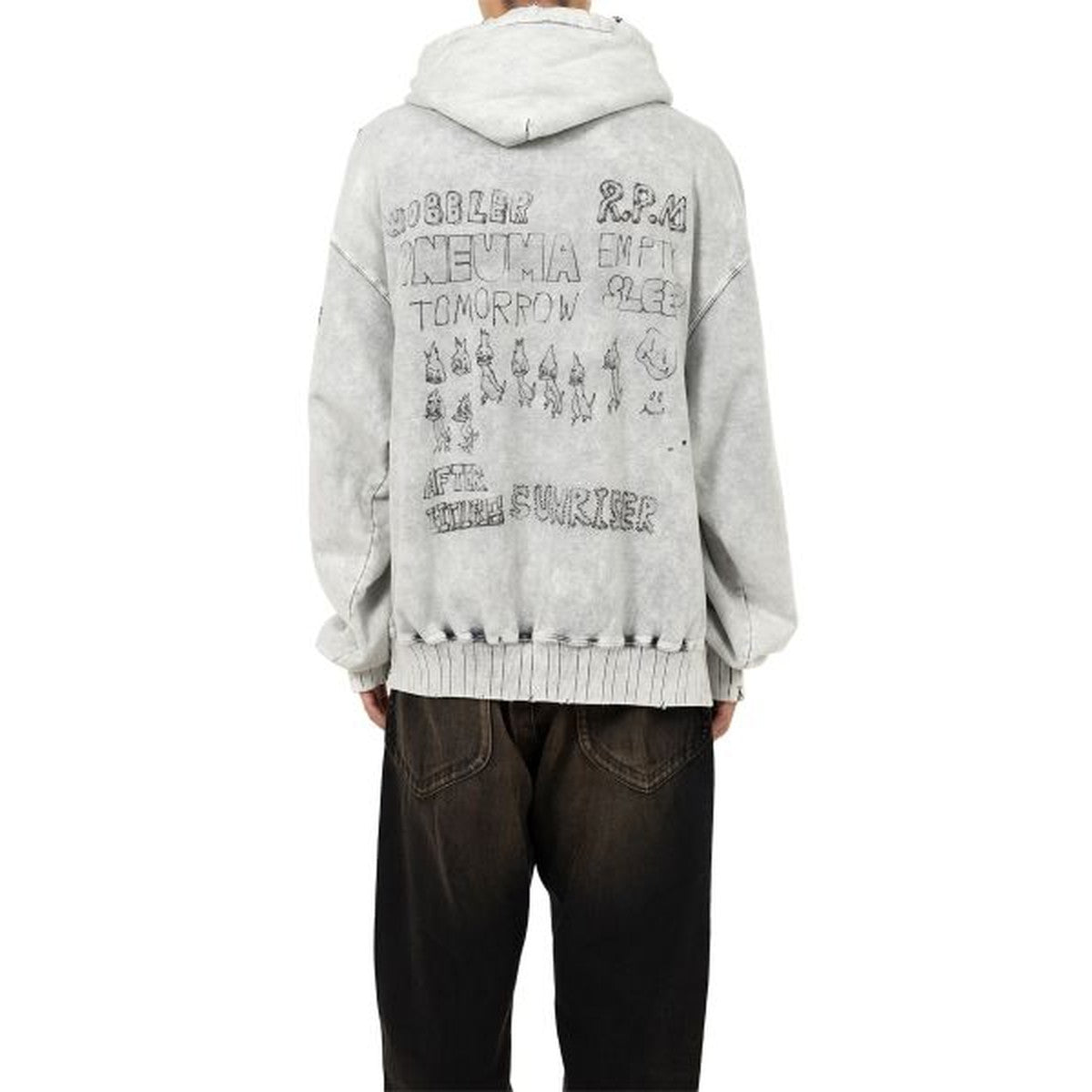 Maison Mihara Distressed Hoodie