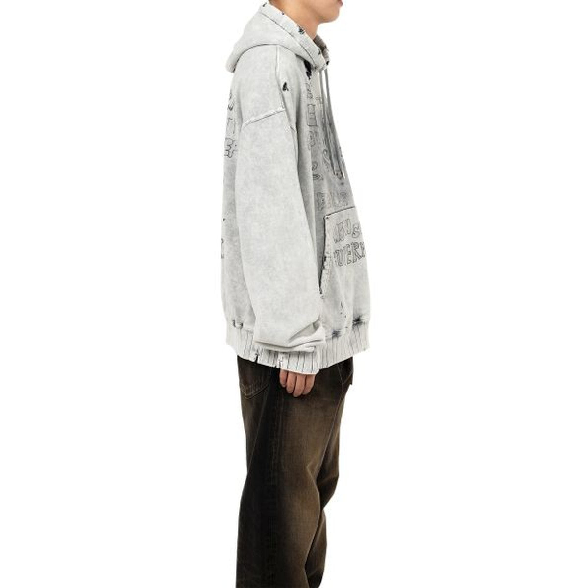 Maison Mihara Distressed Hoodie