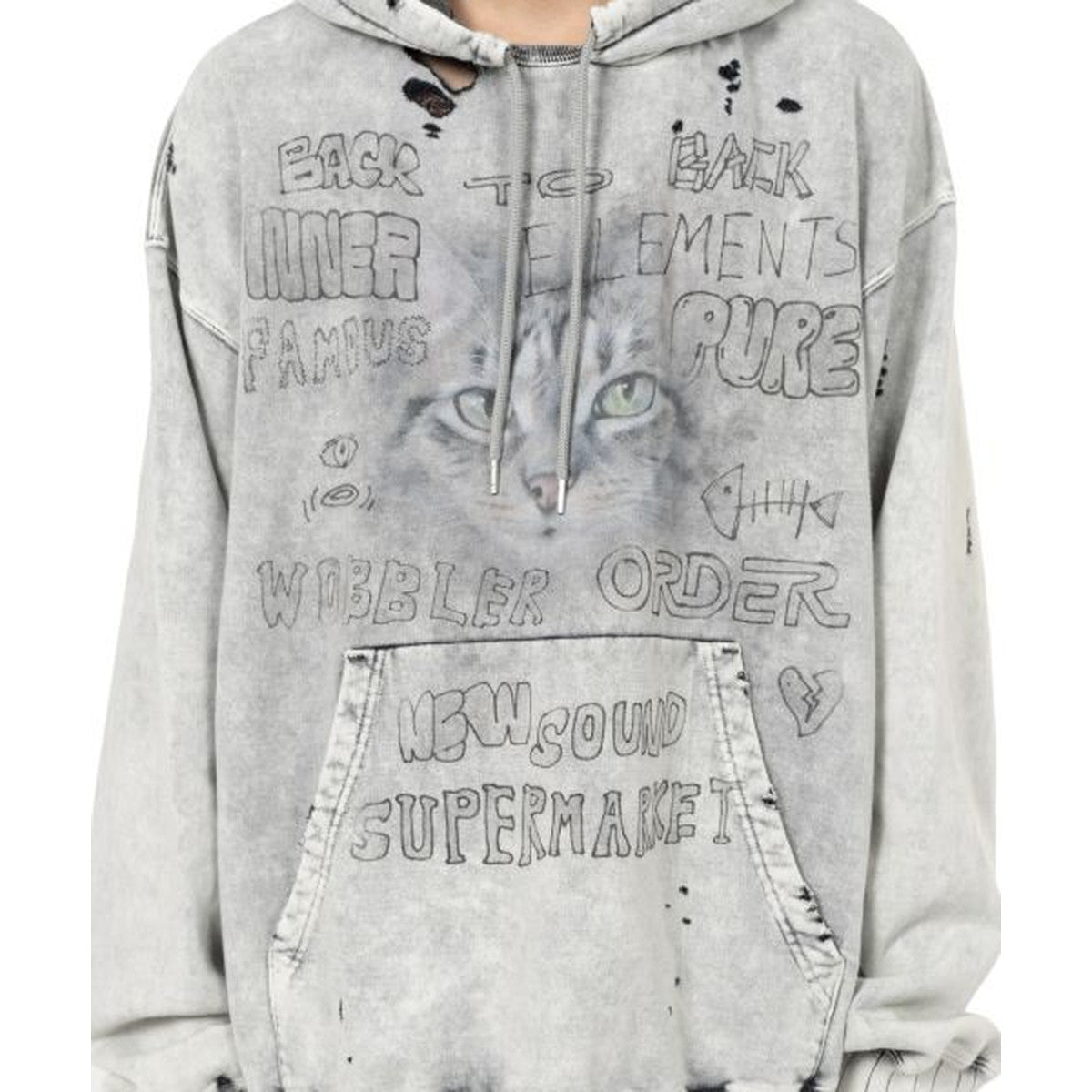 Maison Mihara Distressed Hoodie