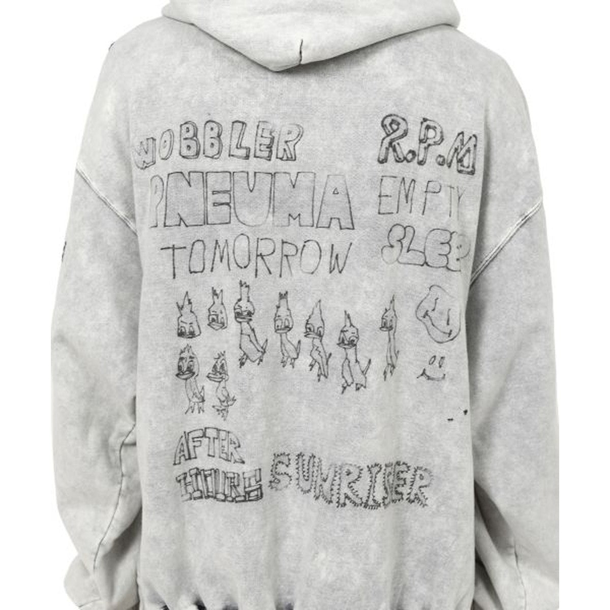 Maison Mihara Distressed Hoodie