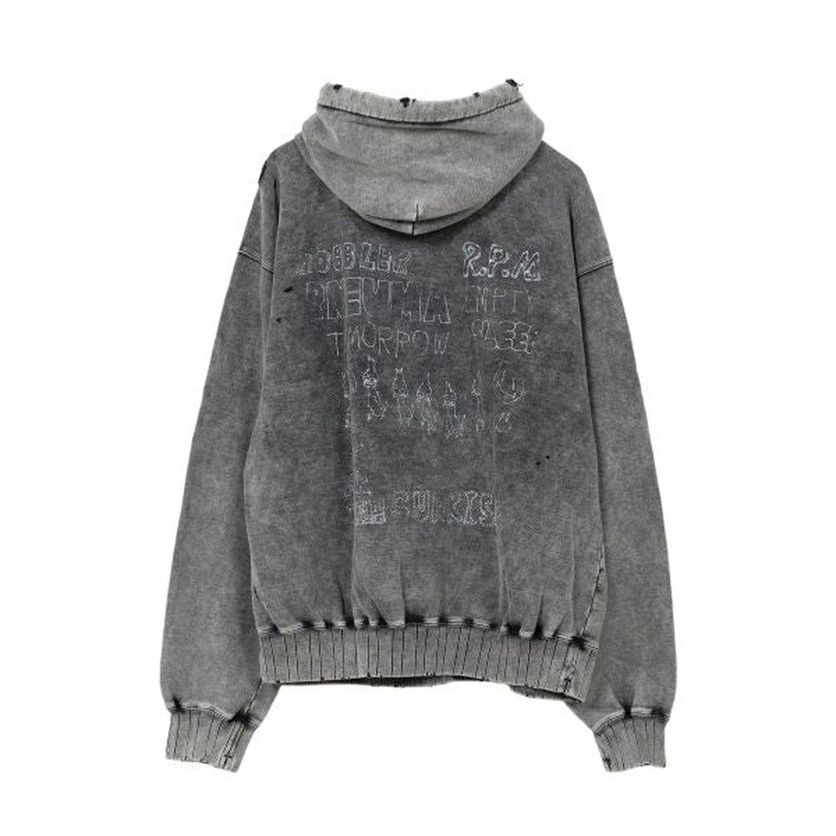 Maison Mihara Distressed Hoodie