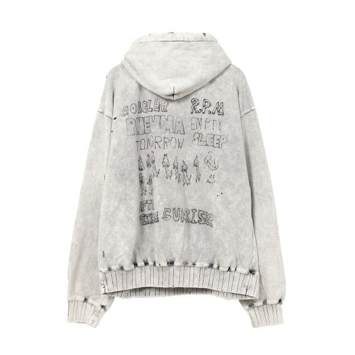 Maison Mihara Distressed Hoodie