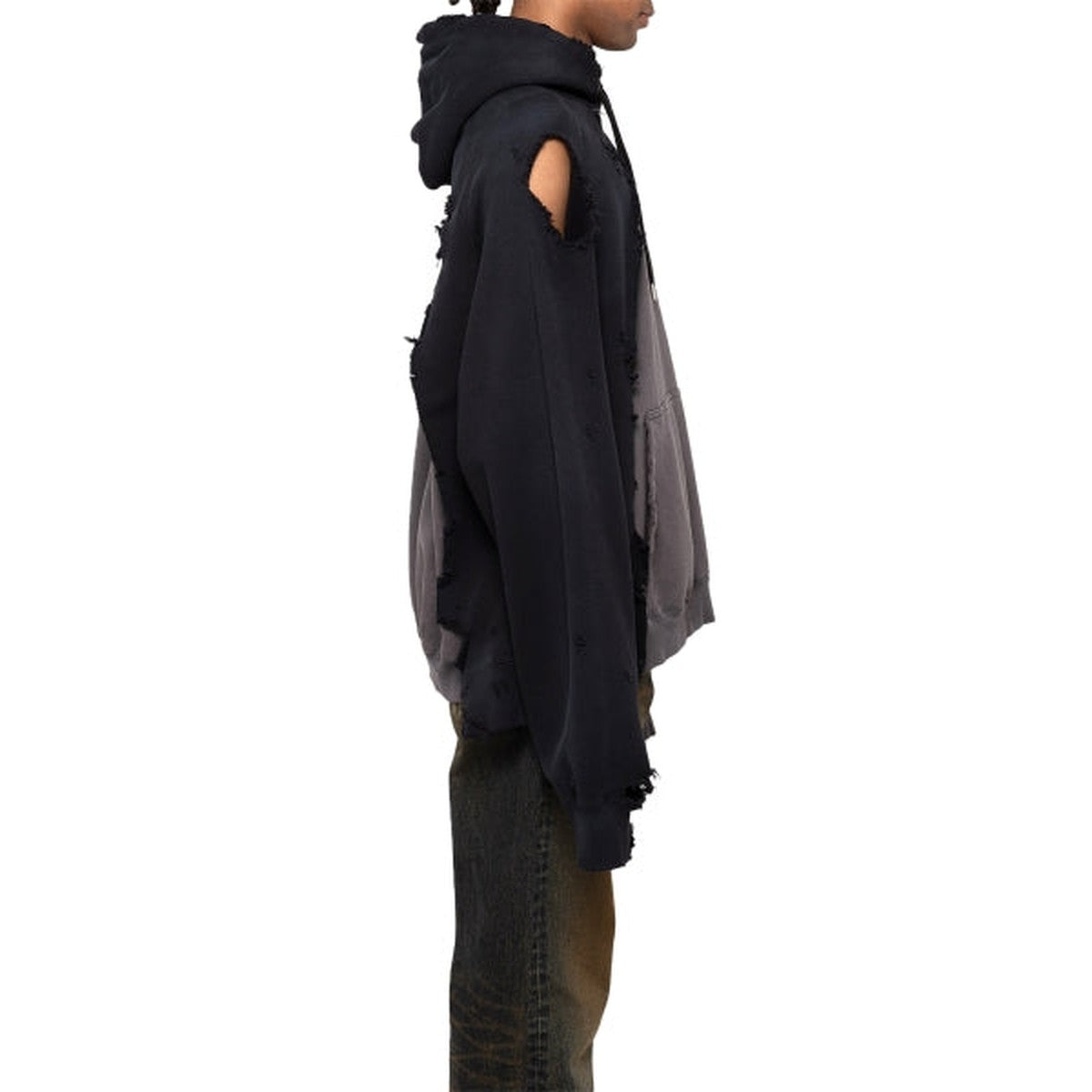 Maison Mihara Layered Hoodie