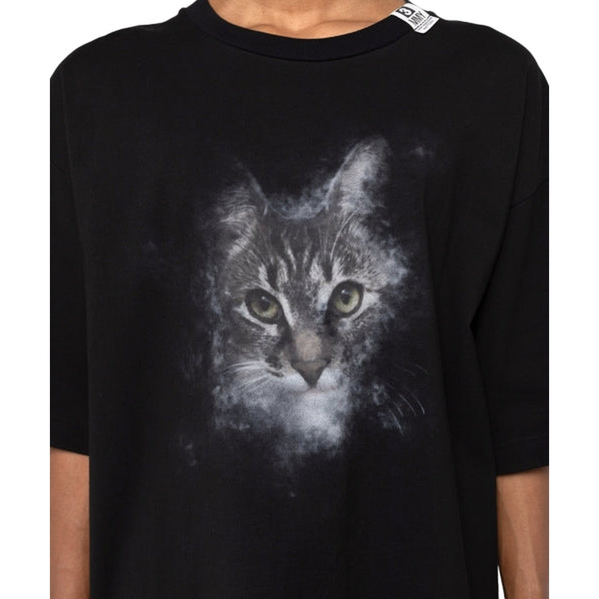 Maison Mihara Cat Printed T-shirt