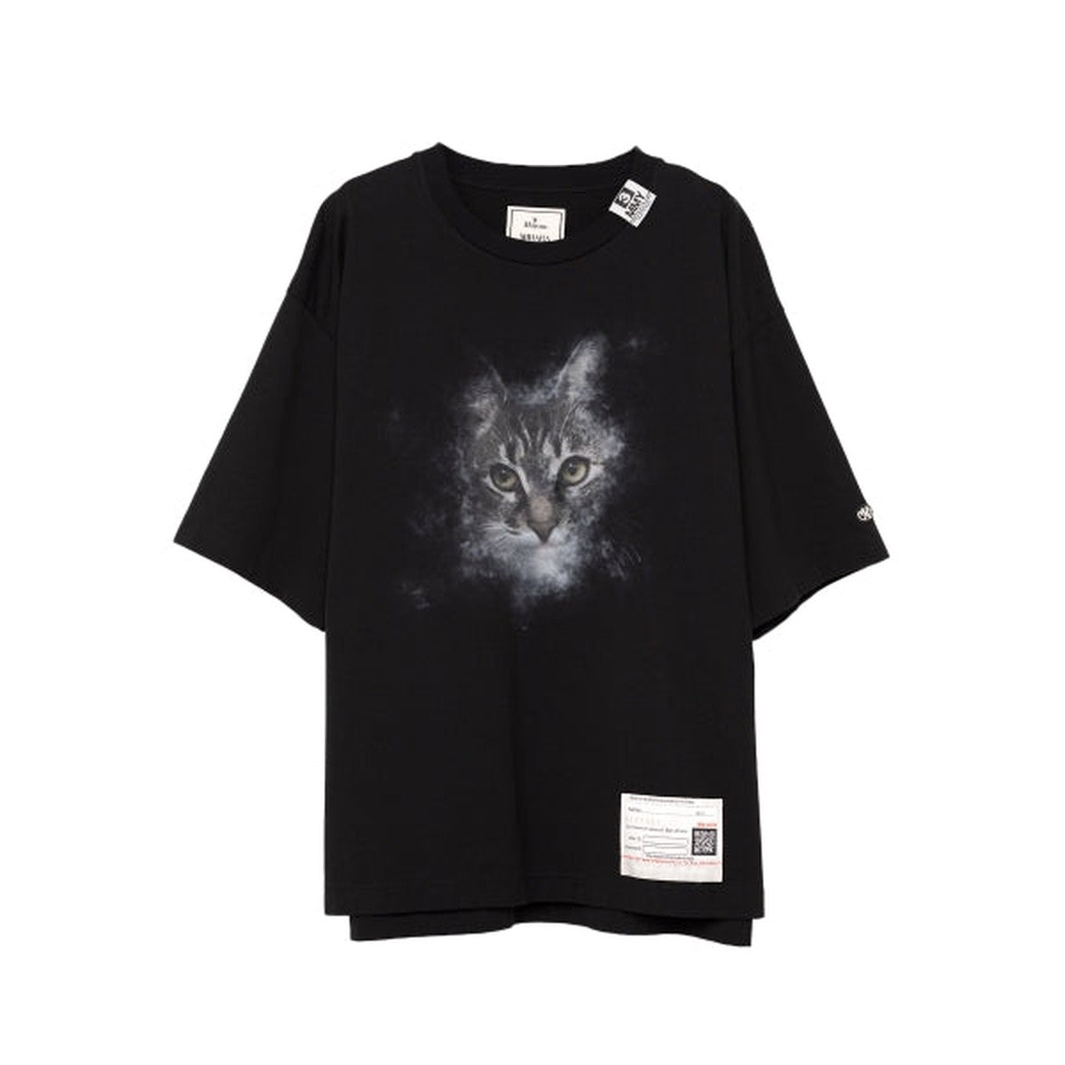 Maison Mihara Cat Printed T-shirt