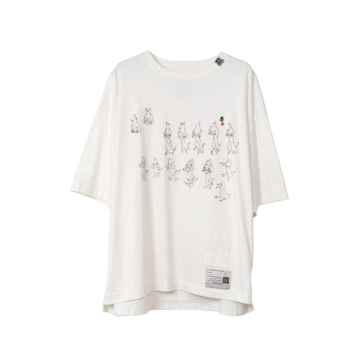 Maison Mihara Ducks Printed T-shirt