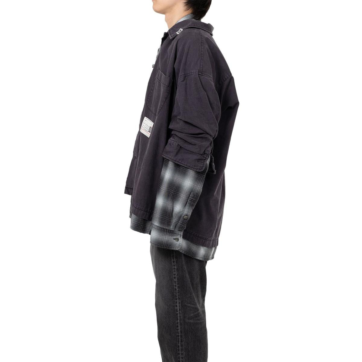 Maison Mihara Layered Long Sleeve Shirt