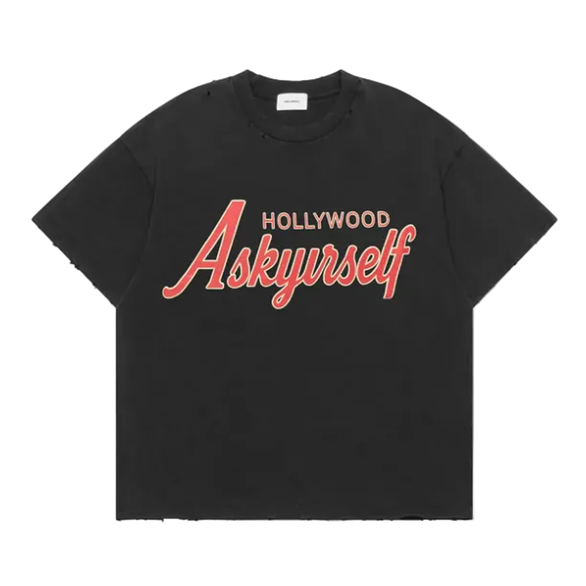ASKYURSELF Hollywood ASKYURSELF T-Shirt in Vintage Black