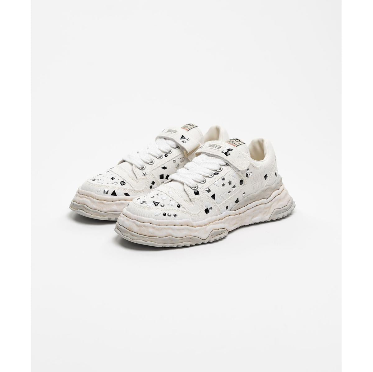 Maison Mihara Yasuhiro "KEITH" White Canvas Low-top Sneaker