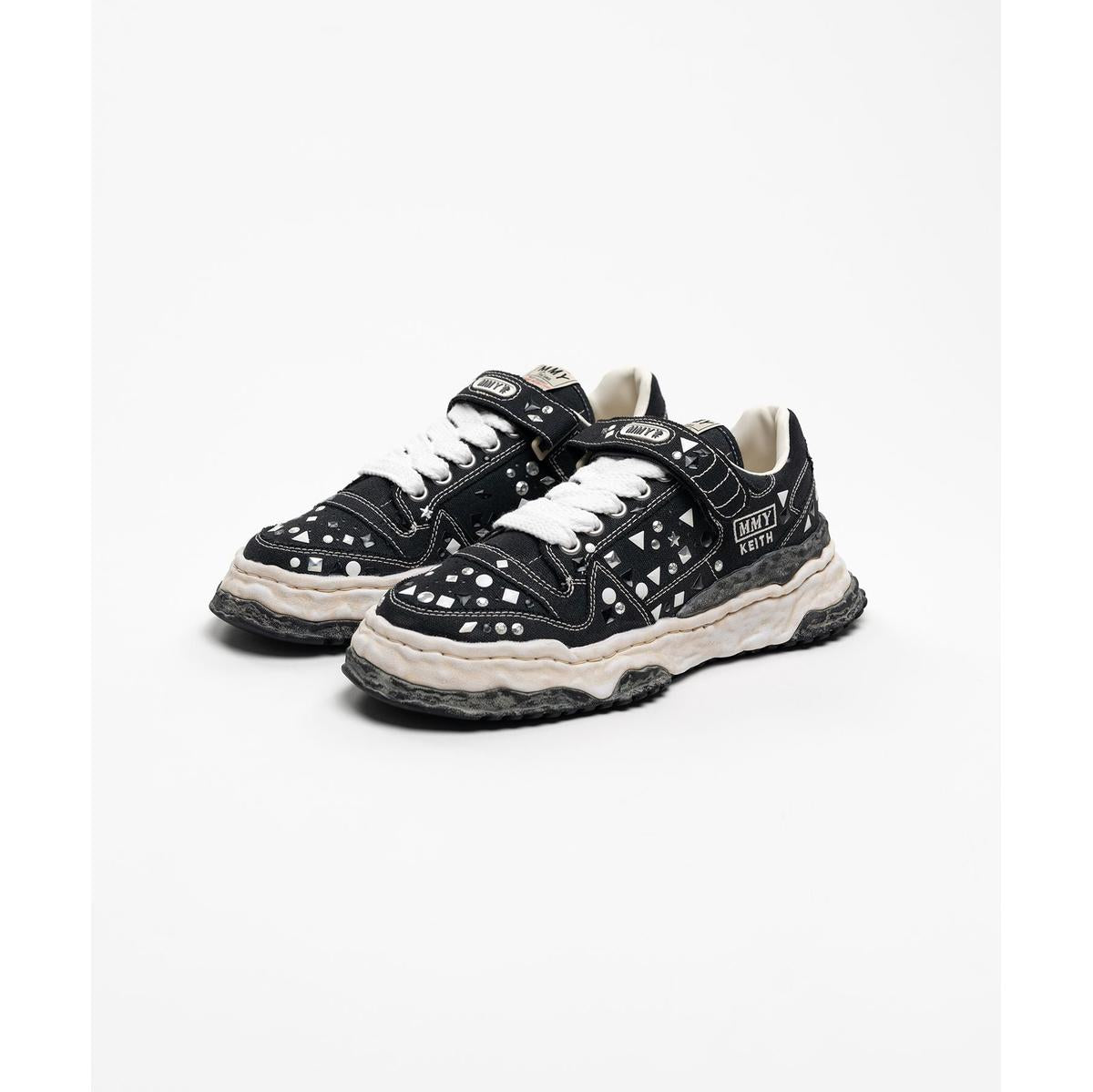 Maison Mihara Yasuhiro "KEITH" Black Canvas Low-top Sneaker