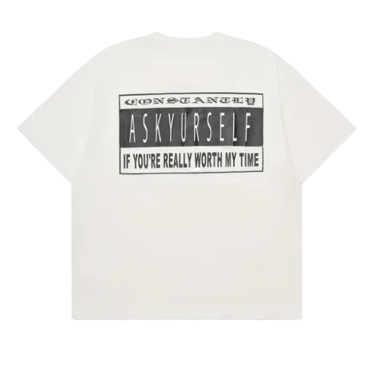 ASKYURSELF Parental T-Shirt in Vintage White
