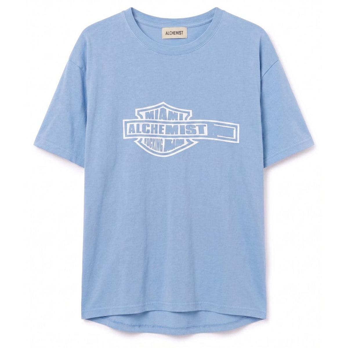 Alchemist Wavy Alchemist T-Shirt in Light Blue
