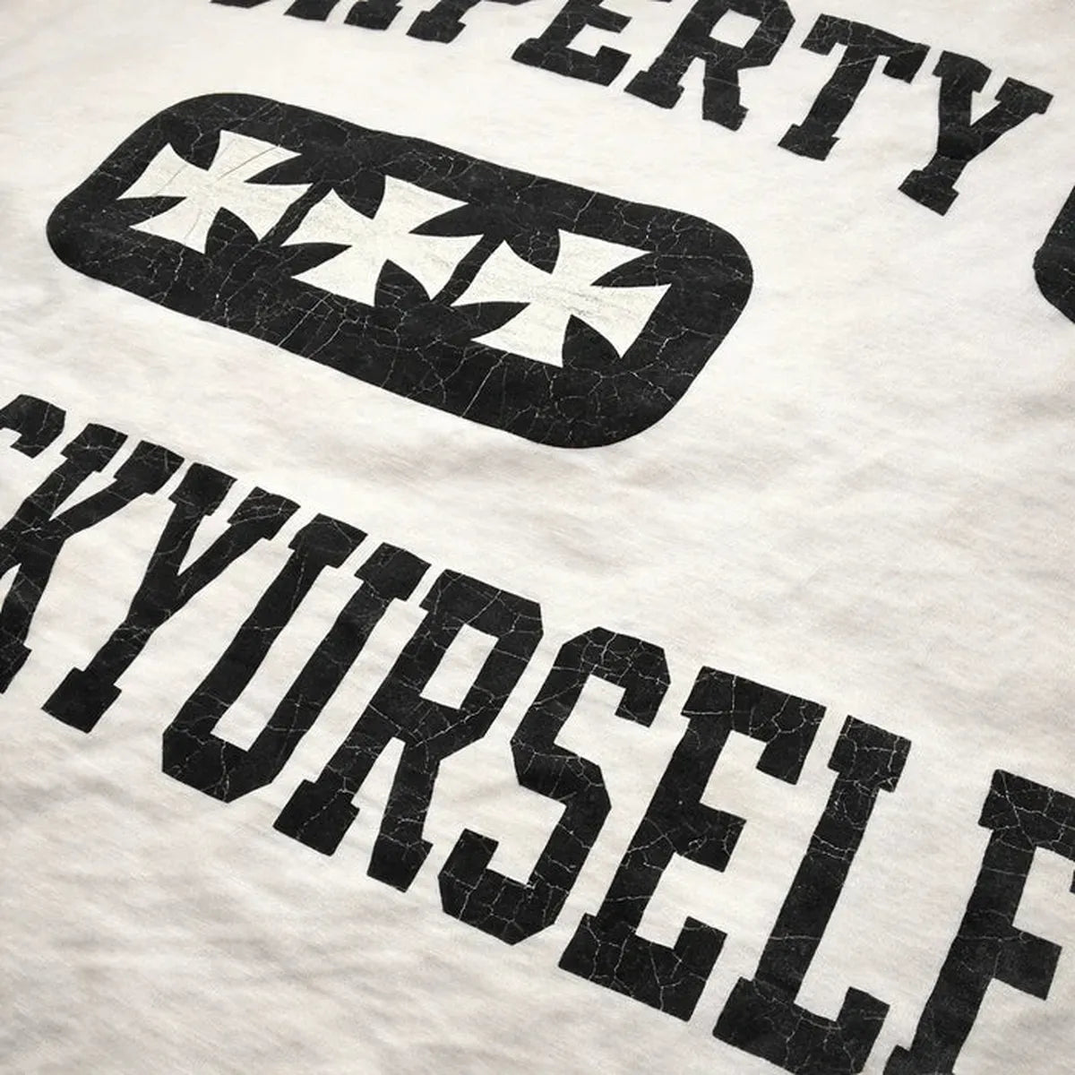 ASKYURSELF Property T-Shirt in Vintage White