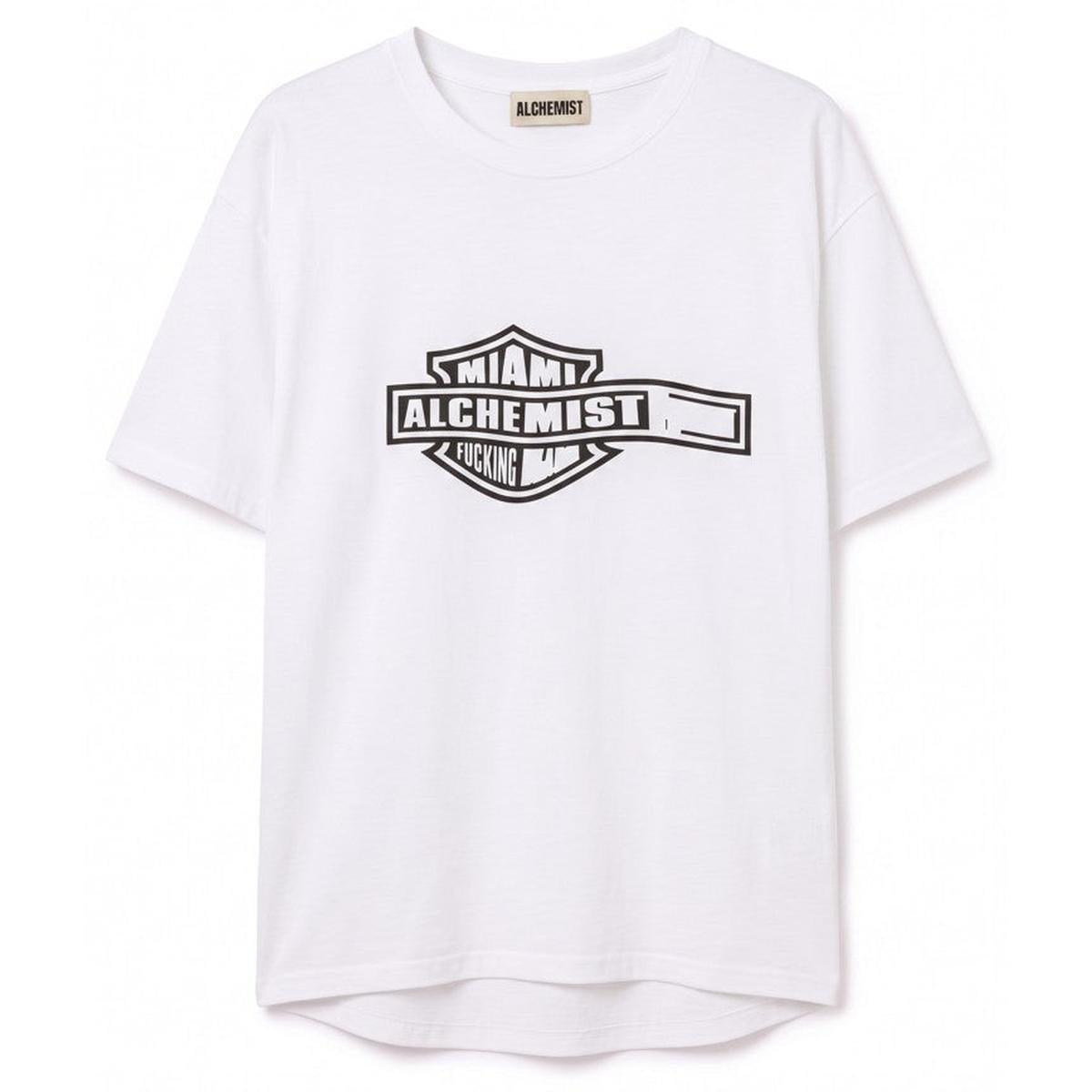 Alchemist Wavy Alchemist T-Shirt in Optic White
