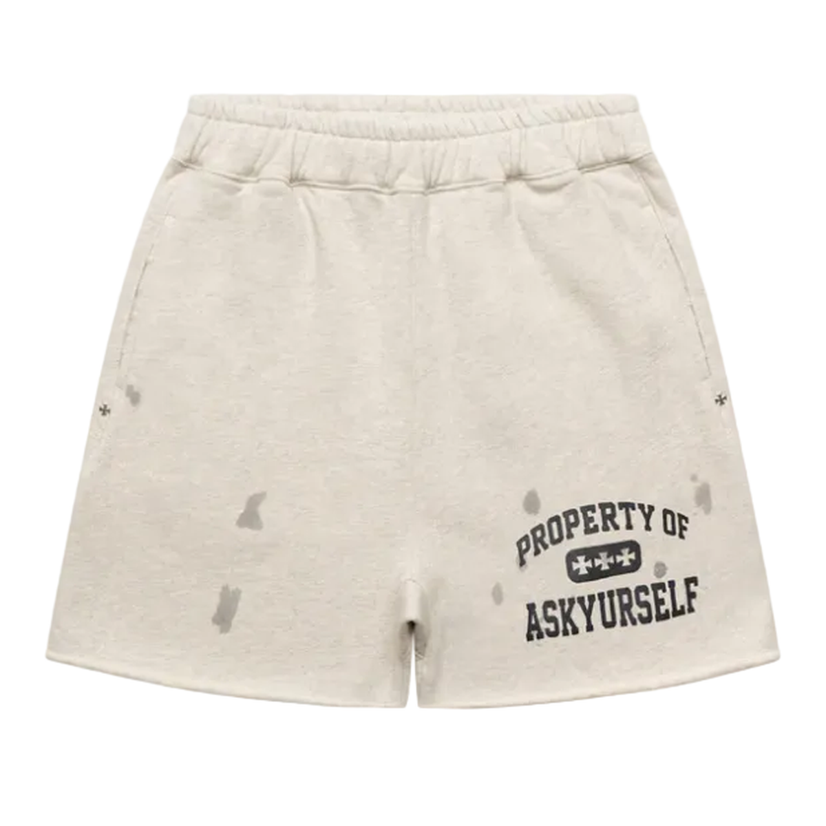 ASKYURSELF Property Fleece Shorts in Vintage Grey