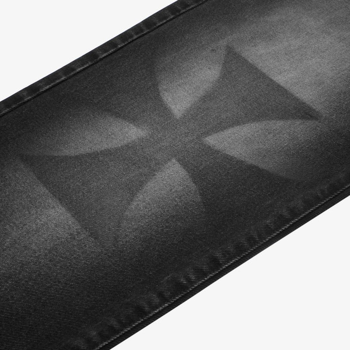 ASKYURSELF Cross Patch Baggy Jeans in Washed Black