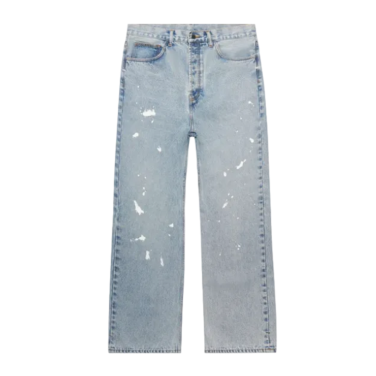 ASKYURSELF Paint Splatter Baggy Jeans in Washed Blue