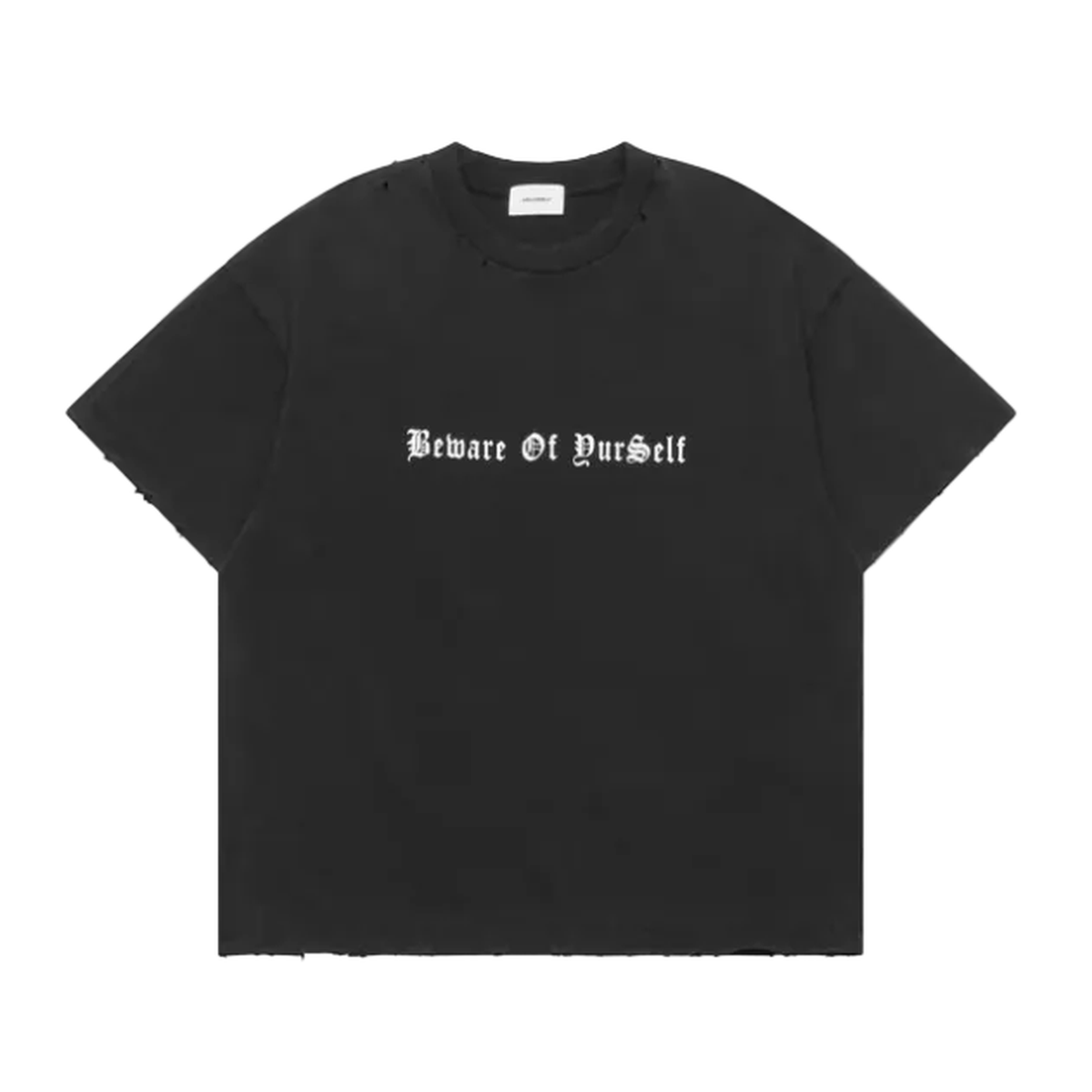 ASKYURSELF Beware Vintage T-Shirt in Vintage Black