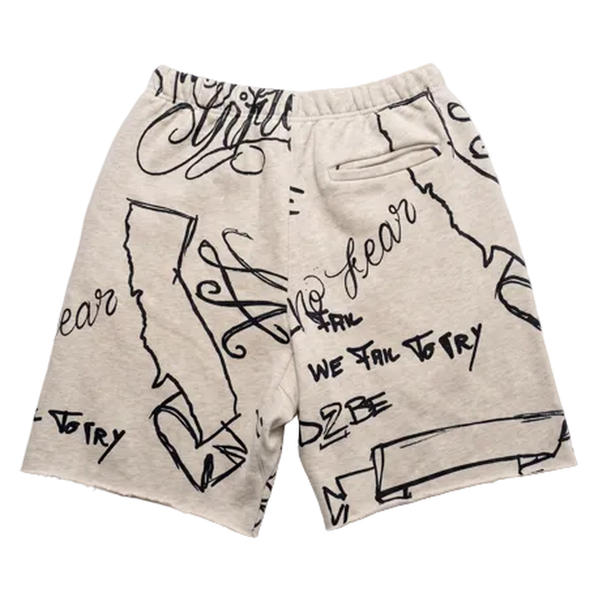 ASKYURSELF - SCRIBBLE VINTAGE SHORT