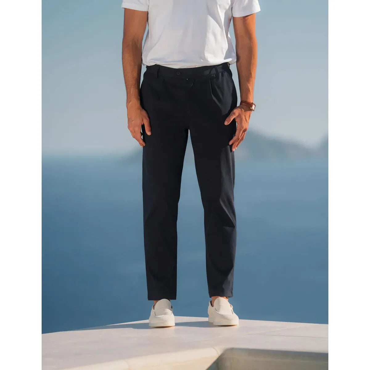 Belier Monaco Chino Trouser - Navy