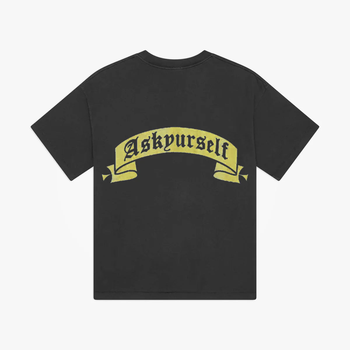 ASKYURSELF - YELLOW BANNED T-SHIRT