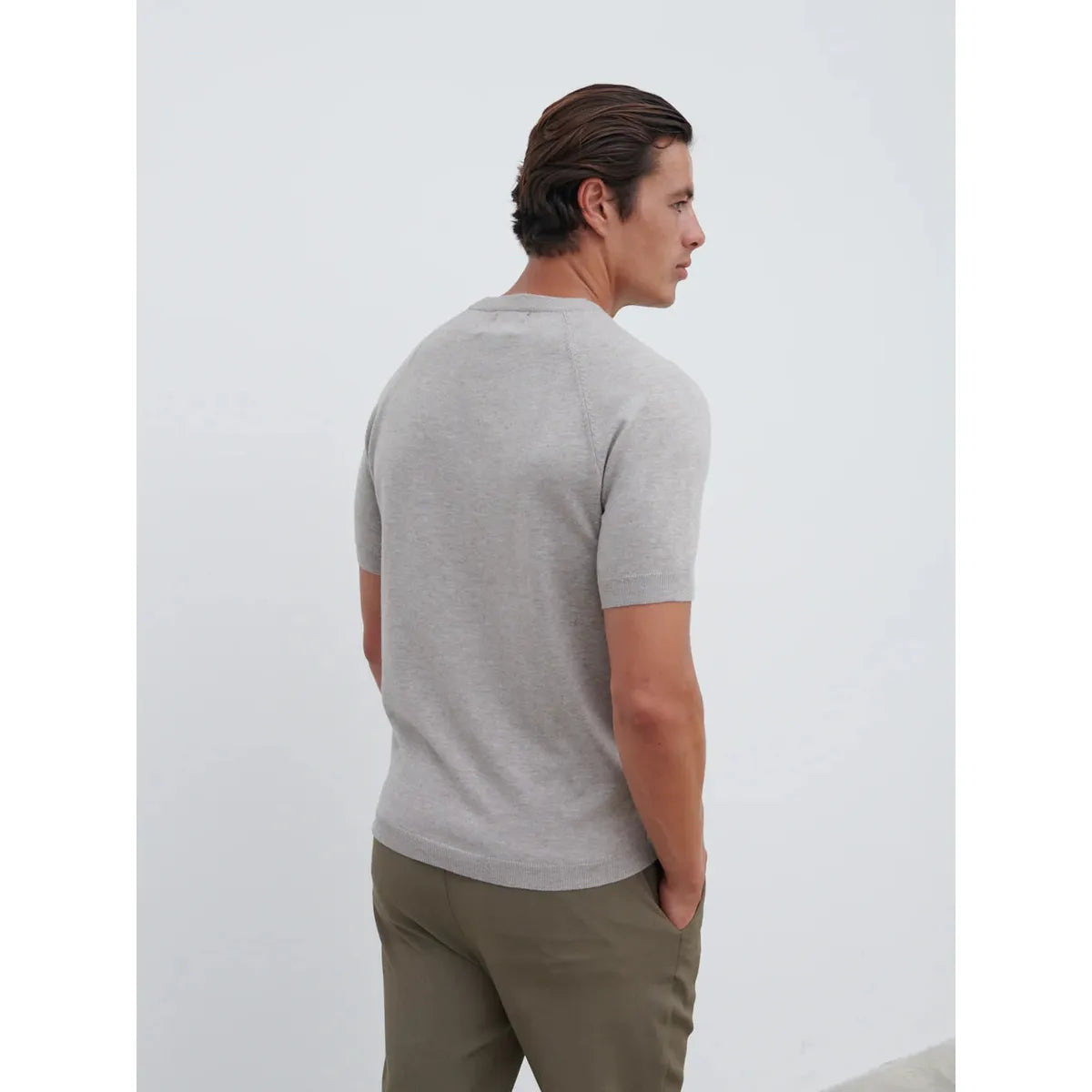 NOBL Archer Knit Top Light Taupe