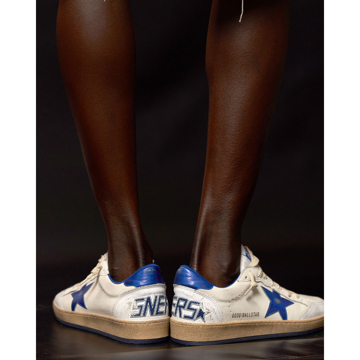 Golden Goose White\Bluette Ballstar Sneakers