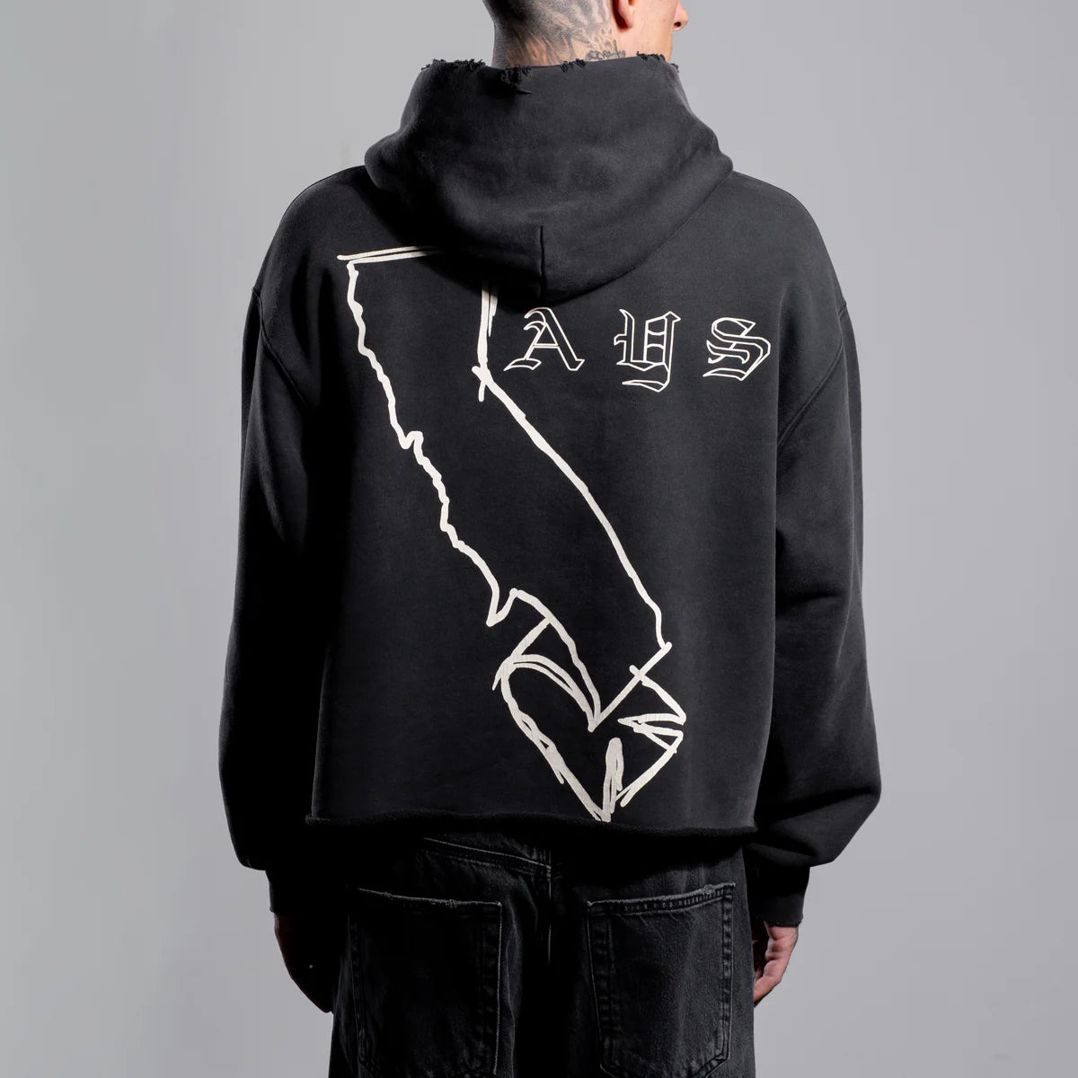 ASKYURSELF - RAW CALI BANNED ZIP HOODIE