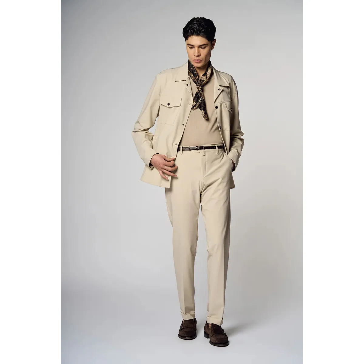 Briglia 1949 BG03P Sand (23) Pants in popeline tecnico bi-stretch