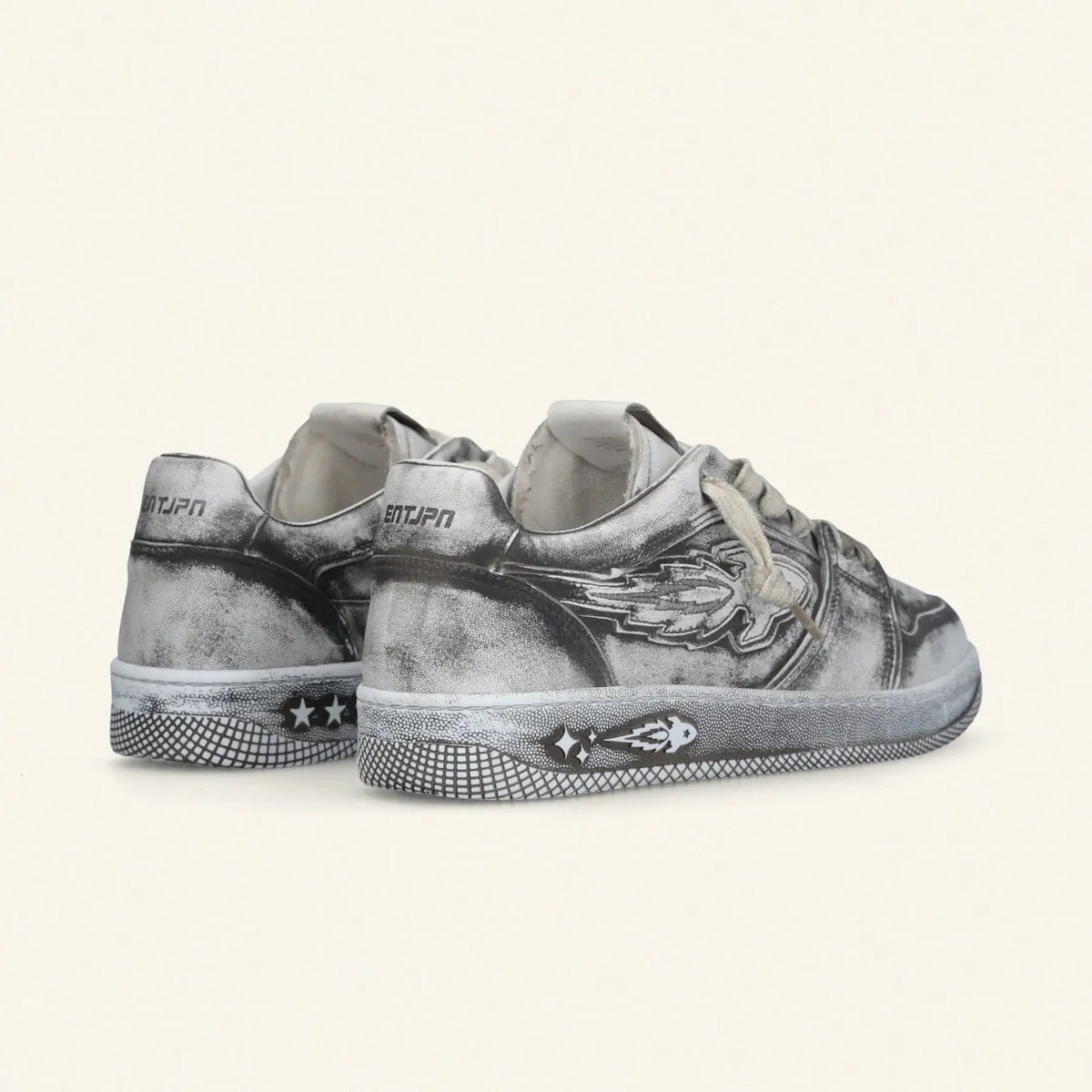 Enterprise Japan Egg Rocket Sneakers Washed Grey Sneakers