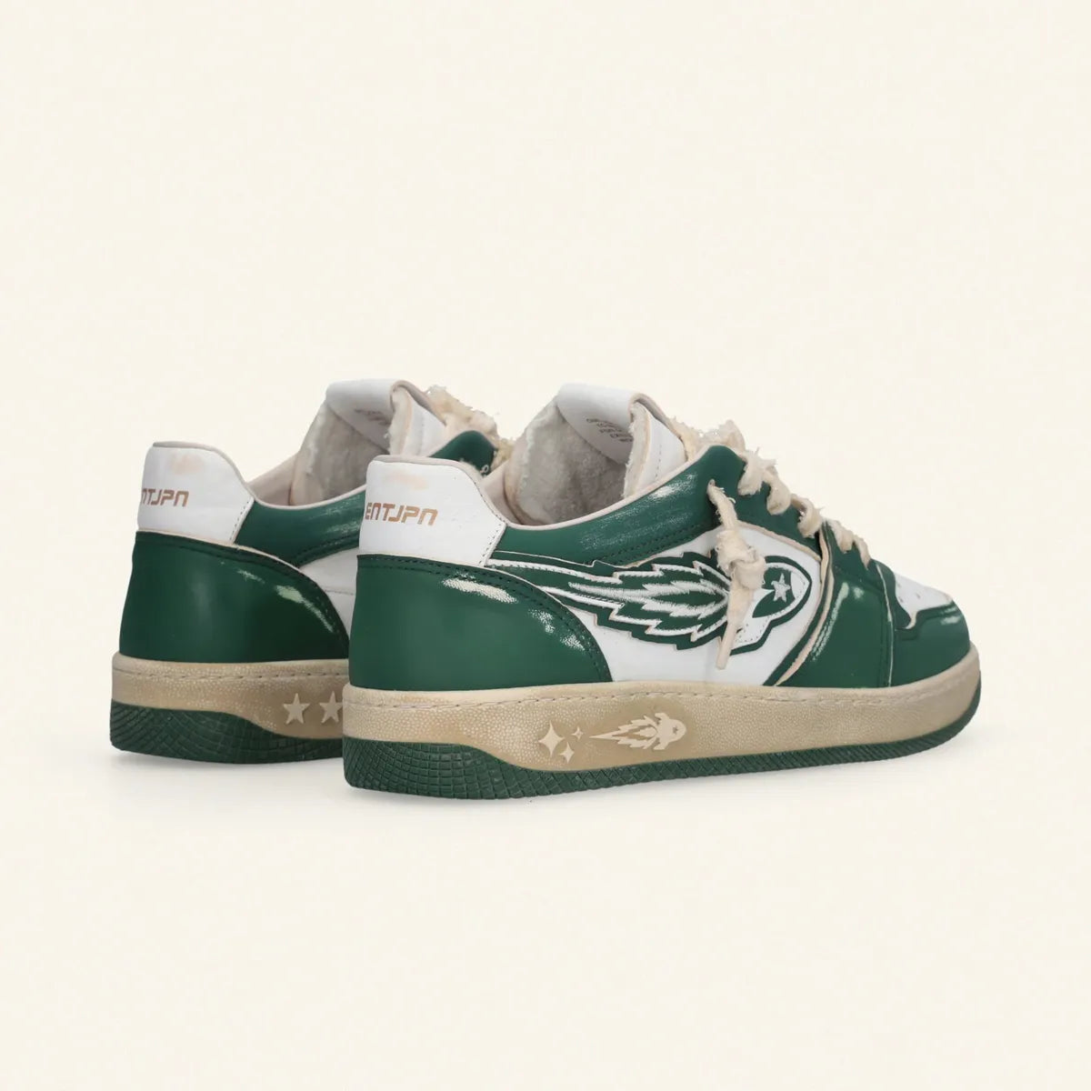Enterprise Japan Egg Rocket Sneakers Green/White