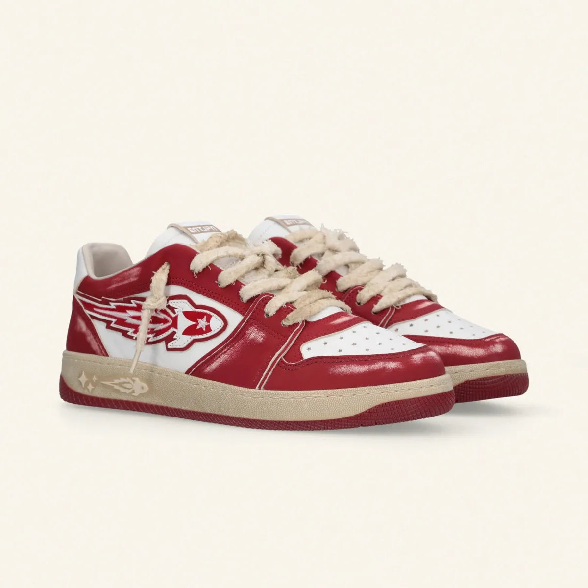 Enterprise Japan Egg Rocket Sneakers Red/White