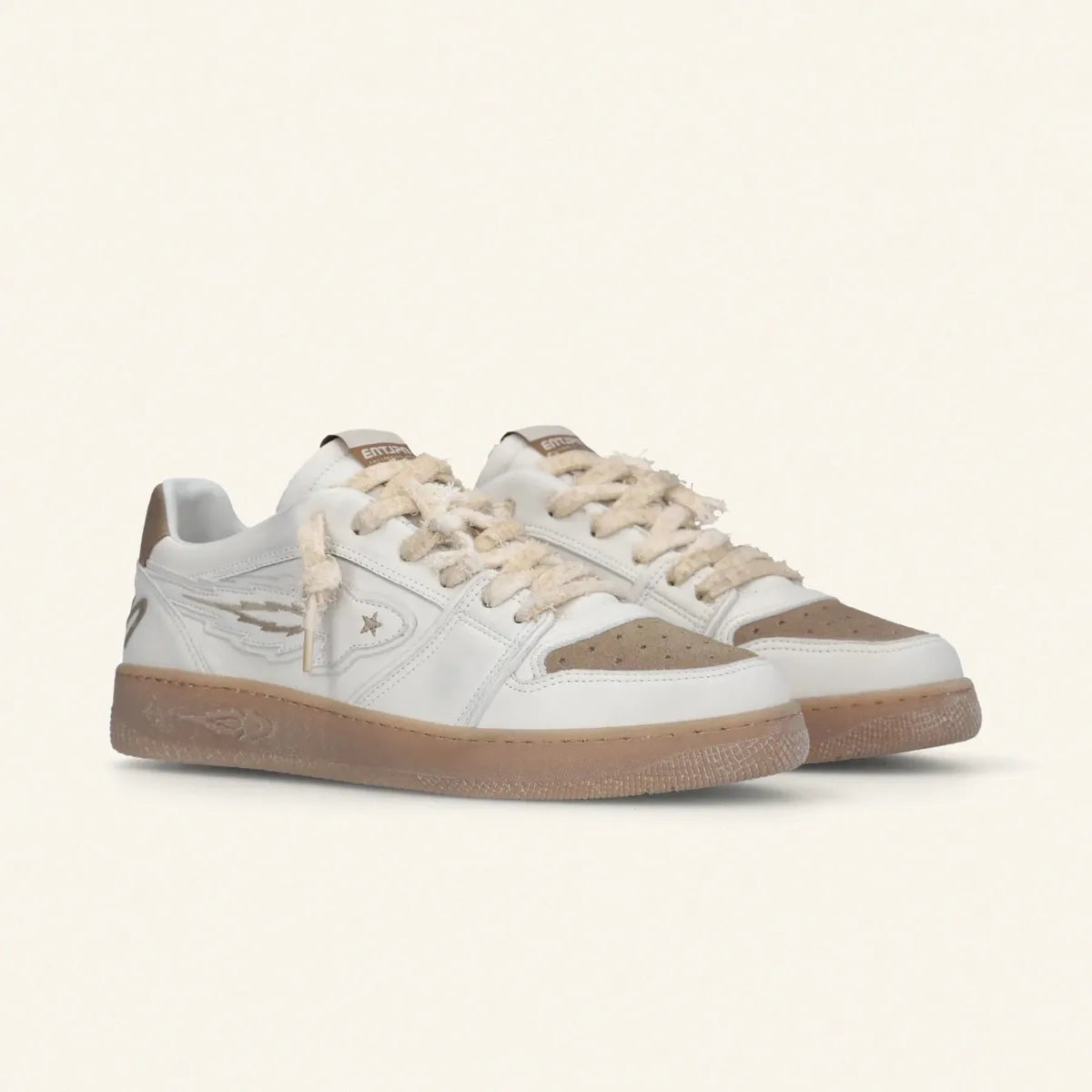 Enterprise Japan Egg Rocket Sneakers White/Beige