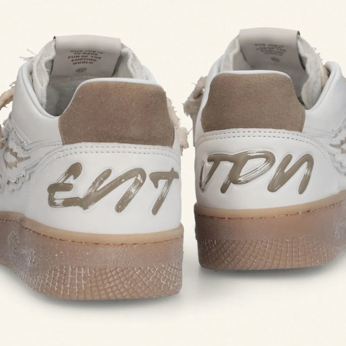 Enterprise Japan Egg Rocket Sneakers White/Beige