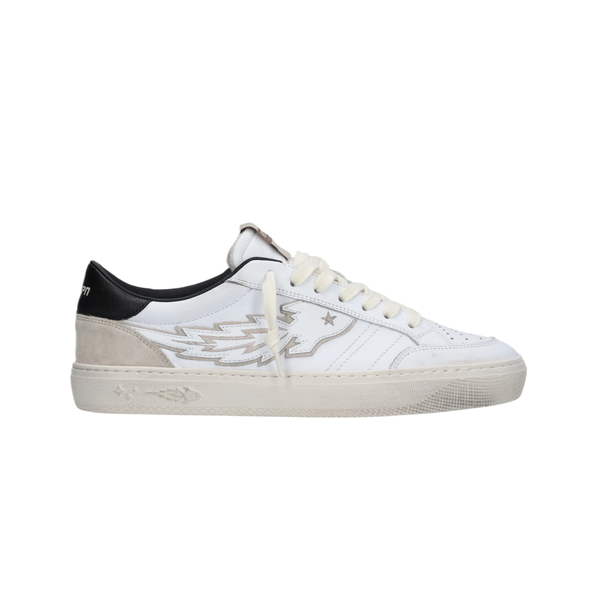 Enterprise Japan Jupiter Rocket Sneakers in White and Black