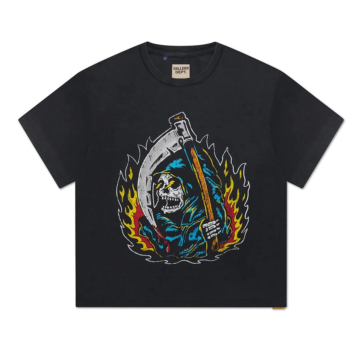 Gallery Dept Big Reaper Atk Black T-shirt