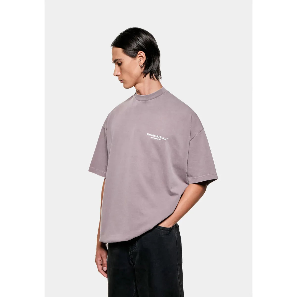 MKI DESIGN STUDIO PIGMENT RAISIN T-SHIRT