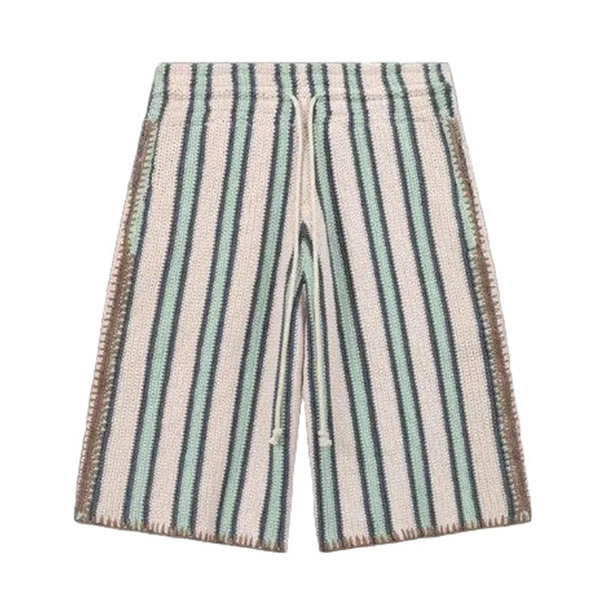 Caleb Pink Crochet Shorts