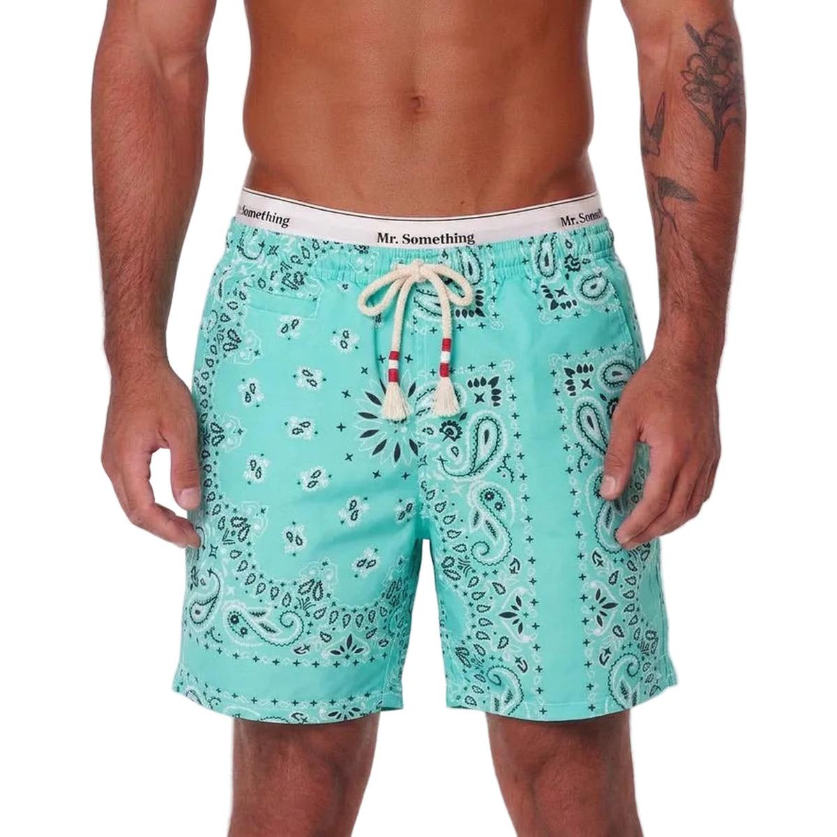 MC2 Saint Barth Caprese Swim Shorts in Tiffany Bandana Print