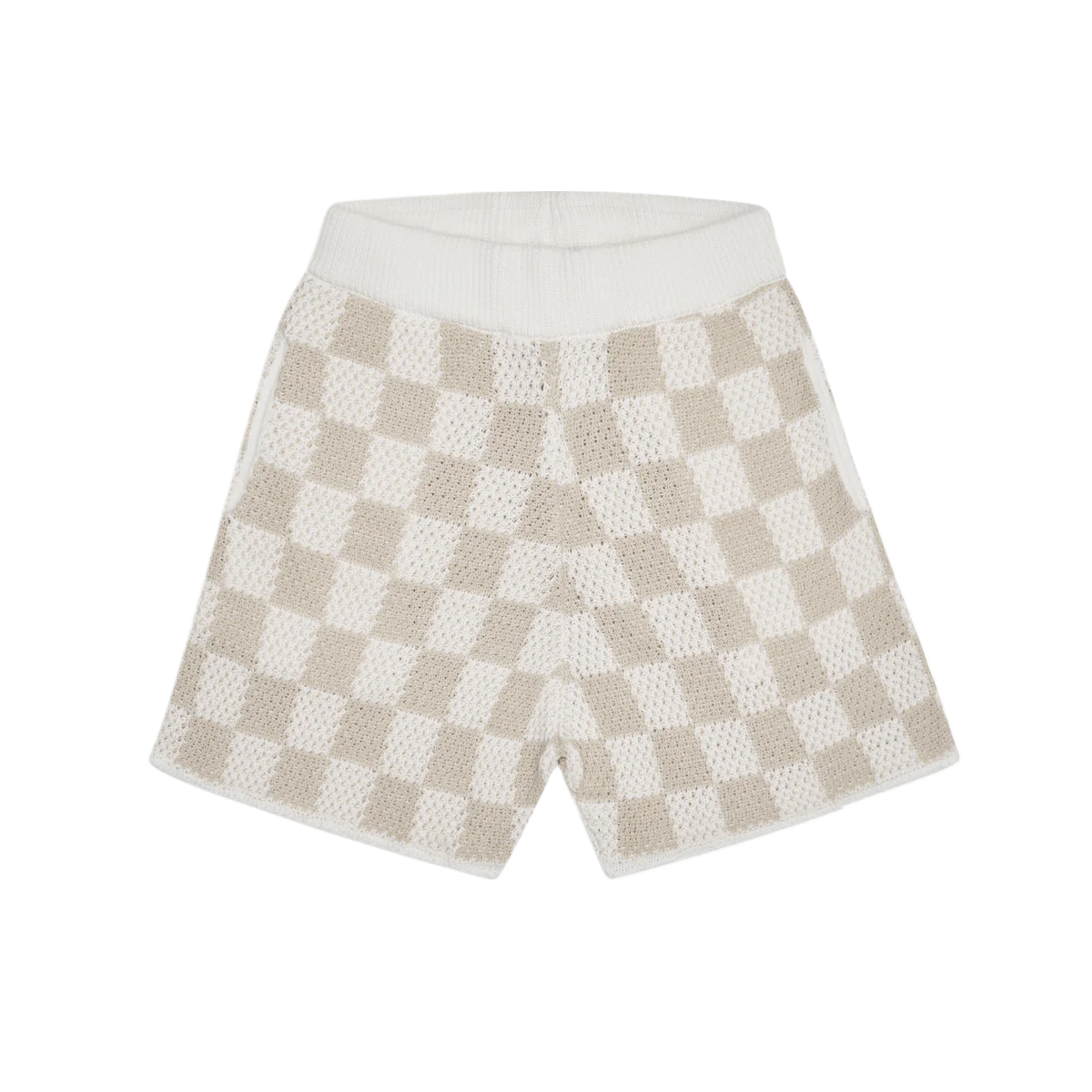 ASKYURSELF - CHECKERED CROCHET SHORTS