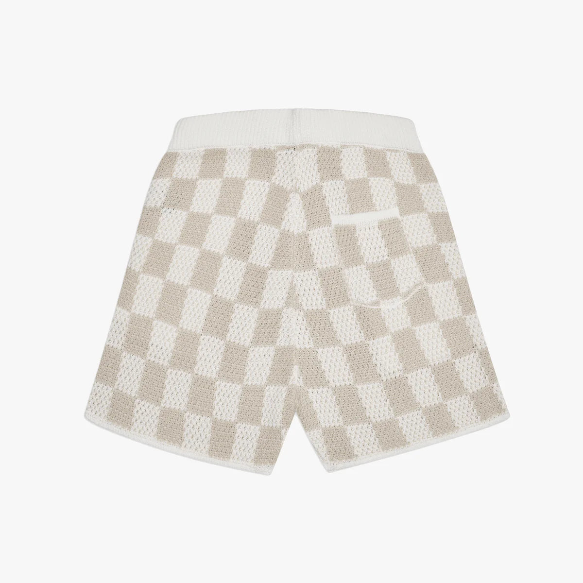 ASKYURSELF - CHECKERED CROCHET SHORTS