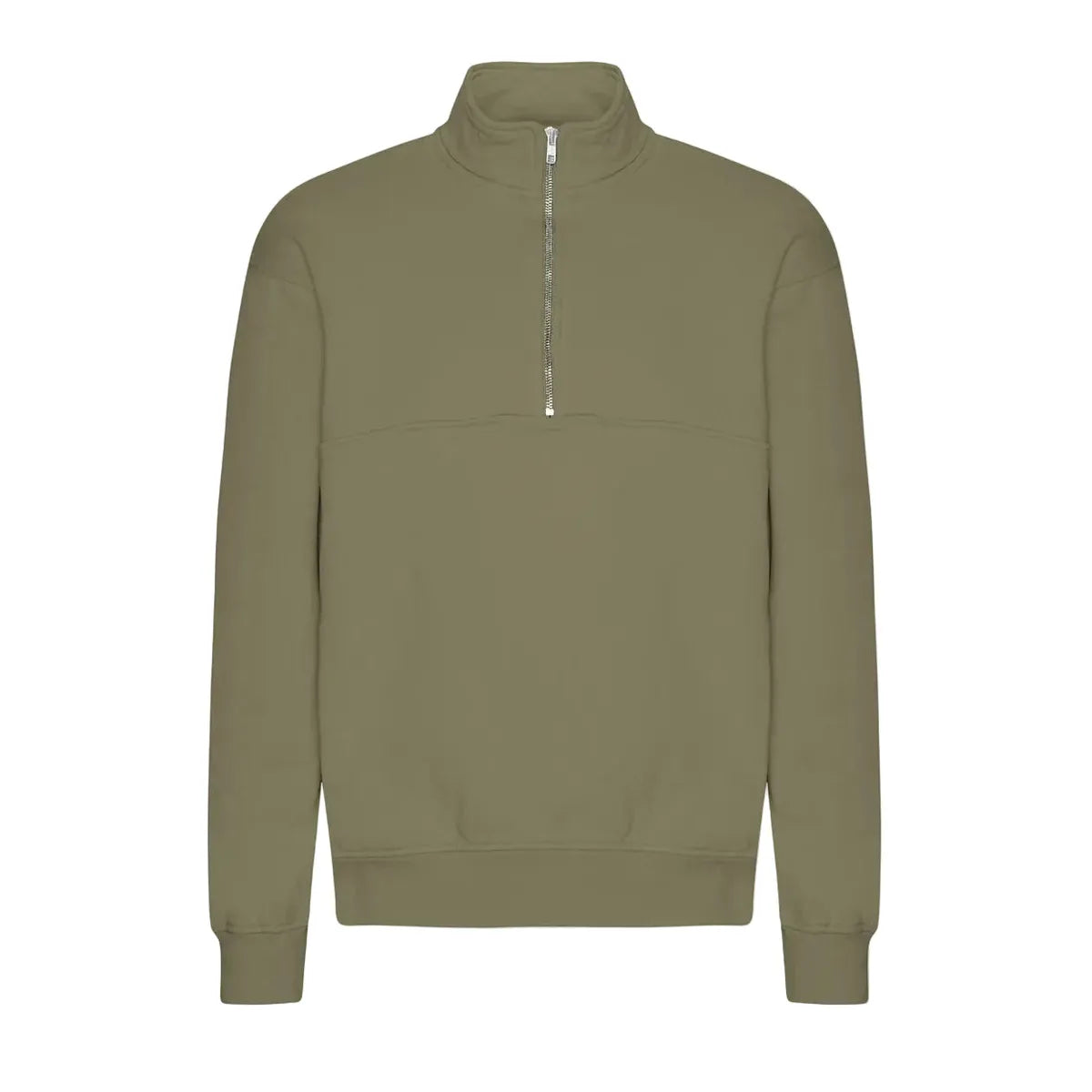 Colorful Standard Organic Quarter Zip - Dusty Olive