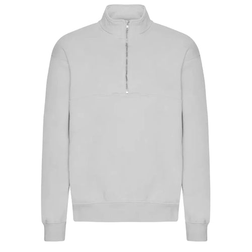 Colorful Standard Organic Quarter Zip in Faded Grey