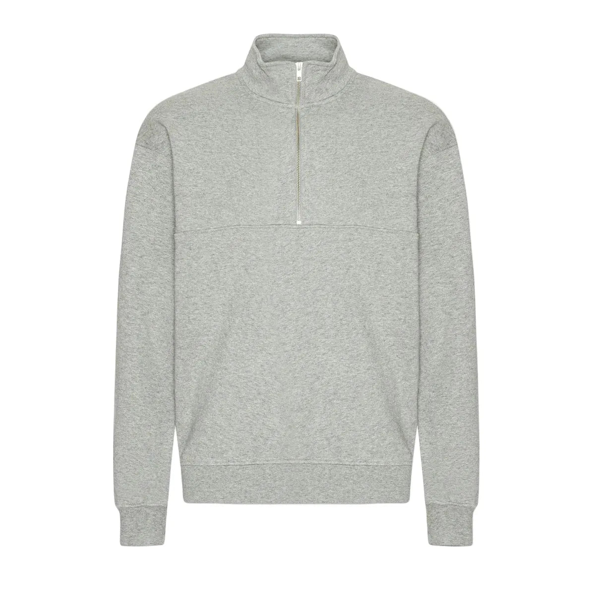 Colorful Standard Organic Quarter Zip - Heather Grey