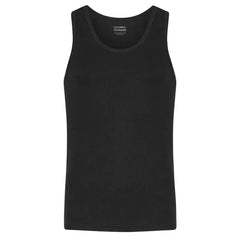 Colorful Standard Organic Rib Tank Top in Deep Black