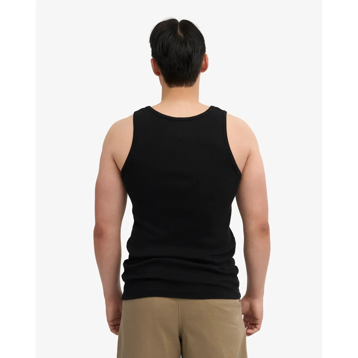 Colorful Standard Organic Rib Tank Top - Deep Black